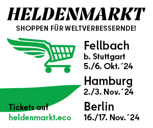 Anzeige Heldenmarkt 5./6.10. Fellbach, 2./3.11. Hamburg, 16./17.11. Berlin