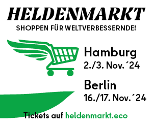 Anzeige Heldenmarkt: 2./3.11. Hamburg, 16./17.11. Berlin