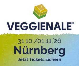 Anzeige Veggienale am 31.10./1.11.26 in Nürnberg